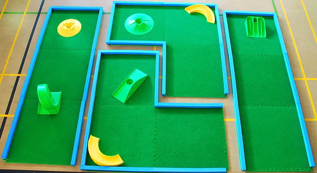 Minigolf course
