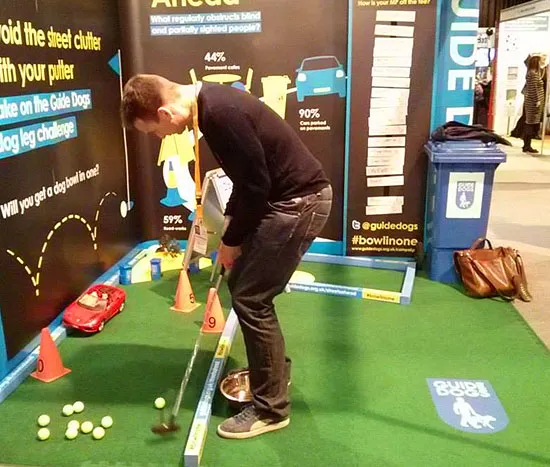 Branding options on our minigolf courses