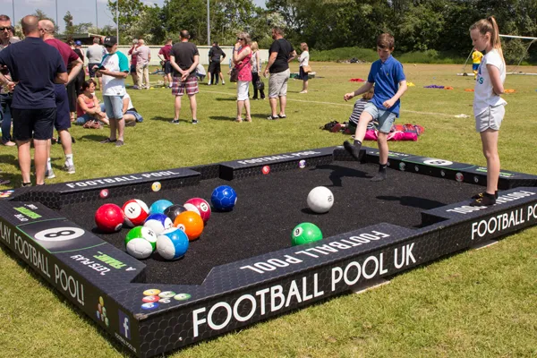 Football pool in action
