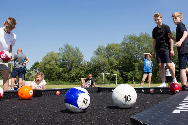 Footpool at an event