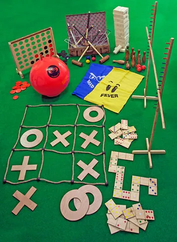 Selection of giant garden games