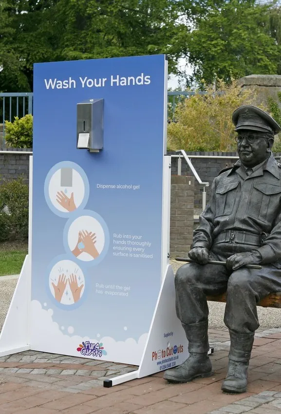 Hand wash sanitiser dispenser boards to buy