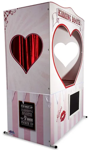 Traditional kissing booth
