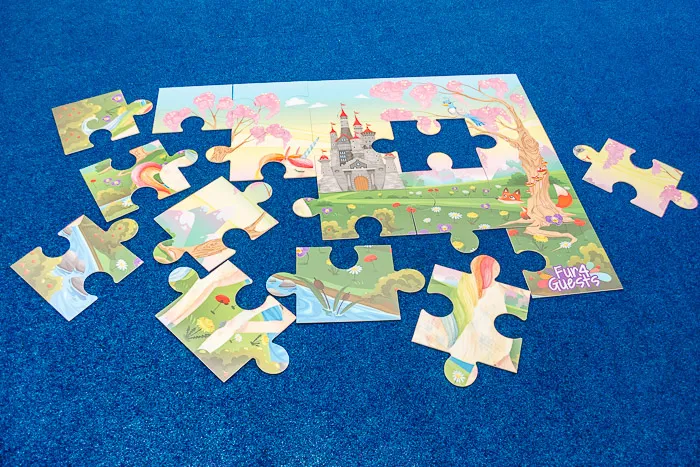 Giant floor jigsaw