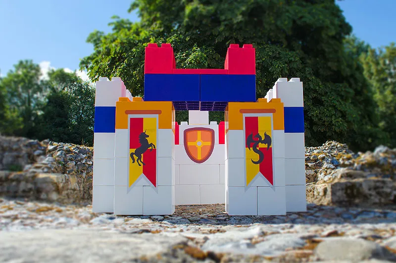 Megabricks castle front