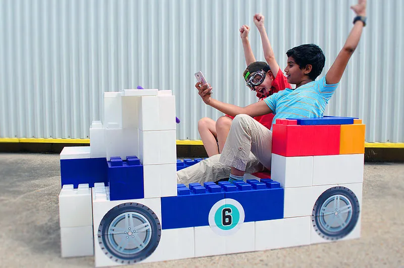 Megabricks winning car